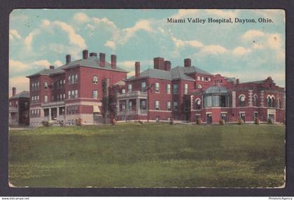 Postcard, United States, Dayton OH, Miami Valley Hospital