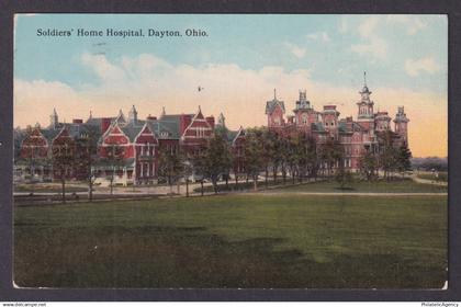 Postcard, United States, Dayton OH, Soldiers' Home Hospital