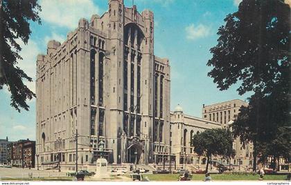 Postcard USA MI - Michigan > Detroit masonic temple 1971