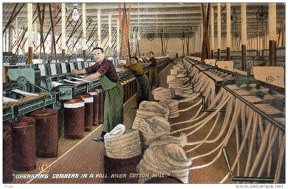 OPERATING COMBERS IN A FALL RIVER COTTON MILL