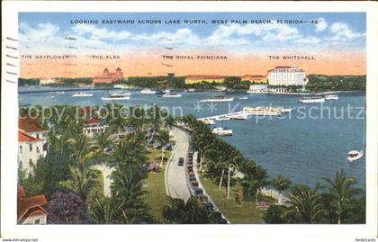 11693767 West Palm Beach Panoramic view across Lake Worth