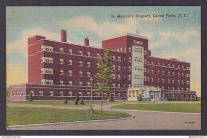 Postcard, United States, Grand Forks ND, St. Michael's Hospital