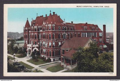 Postcard, United States, Hamilton OH, Mercy Hospital