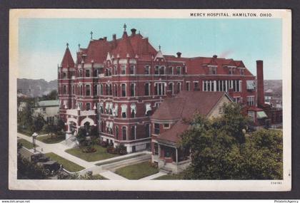 Postcard, United States, Hamilton OH, Mercy Hospital