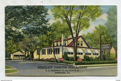 AK 213344 USA - Illinois - Wheeling - Wenzlaff Famous Restaurant