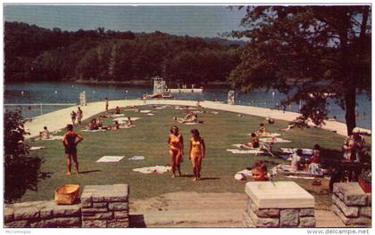 Bathing beach at Big Ridge State Park near Knoxville, Tennessee