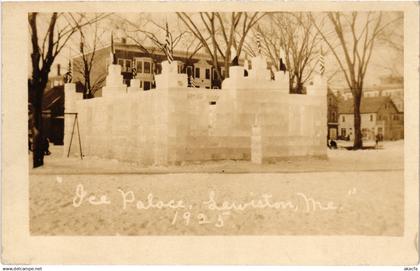 PC US, MAINE, LEWISTON, LEE PALACE, Vintage REAL PHOTO Postcard (b57970)