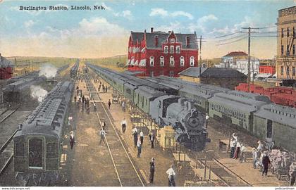 LINCOLN (NE) Burlington Railroad Station