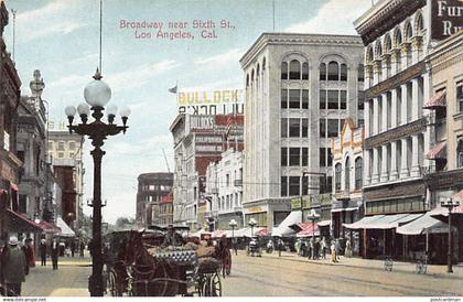 LOS ANGELES (CA) Broadway near Sixth Street