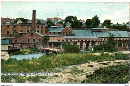 GARDINER , ME - The Paper Mills