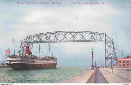 73991872 Duluth Lake Superior Minnesota USA S.S. Tionesta in ship canal passing