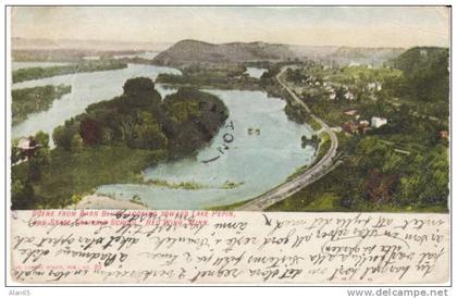 Red Wing MN View, Pennock Minnesota Postmark on c1900s/10s Vintage Postcard