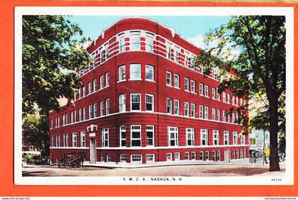 39515  NASHUA NH-New Hampshire USA ◉ YMCA Young Men's Christian Association 1920s (•◡•) CT American Art colored 46206