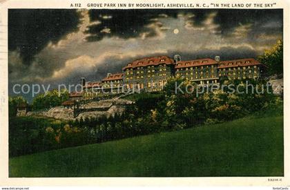 73297303 Asheville Grove Park Inn by Moonlight