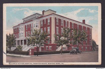 Postcard, United States, Newport News VA, Elizabeth Buxton Hospital