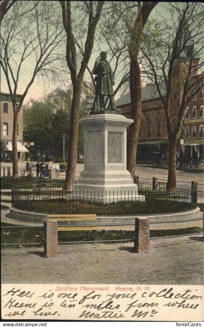 11111825 Keene New Hampshire Soldiers Monument