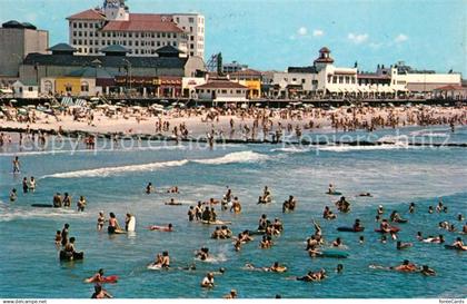 73300420 Ocean City New Jersey Panoramic view of Ocean Beach and Skyline