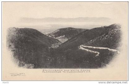 Greetings from Cloudcroft NM New Mexico, White Sands Alamogordo on 1900s Vintage Postcard