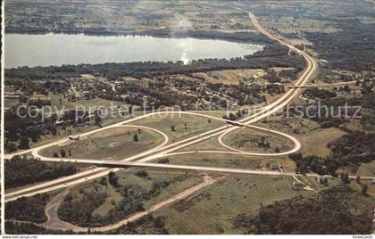 72278197 Syracuse New York New York State Thruway aerial view of Syracuse Interc