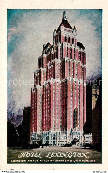 73333537 New_York_City Hotel Lexington Illustration