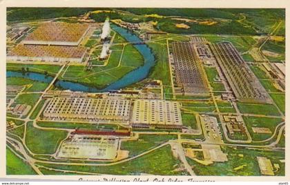 Oak Ridge Tennessee, Gaseous Diffusion Nuclear Plant, Uranium-235 Generationg Facility, c1960s Vintage Postcard