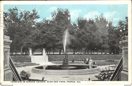 11322353 Peoria Illinois Fountain in Sunken Garden   Glen Oak Park