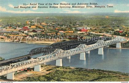 73315584 New Memphis Panorama Arkansas Bridge