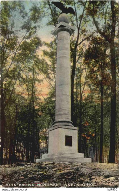 Ohio - Akron - John Brown Monument