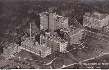 OHIO - Akron - The City Hospital - Photo postcard