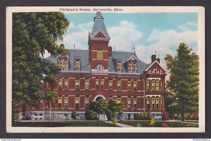 Postcard, United States, Greenville OH, Children's Home