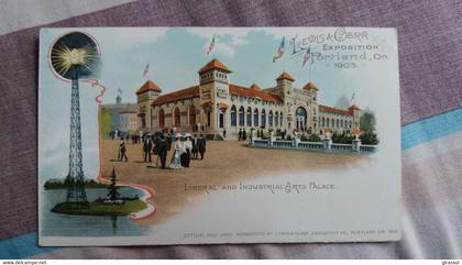 CPA PORTLAND OREGON EXPOSITION PORTLAND D OR 1905 LIBERAL AND INDUSTRIAL ARTS PALACE   LEWIS CLARK