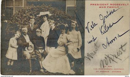 PC CPA US, POLITICS, PRESIDENT ROOSEVELT AND FAMILY, (b16309)