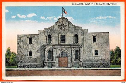 CPA Post Card United States Texas TX SAN ANTONIO : The ALAMO, Built 1718