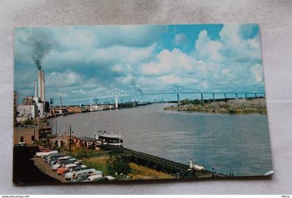 Cpsm, Savannah, the Eugene Talmadge bridge, USA, Etats Unis