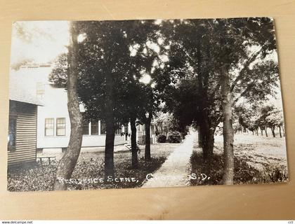 South Dakota Groton Residence Scene Real Photo RPPC