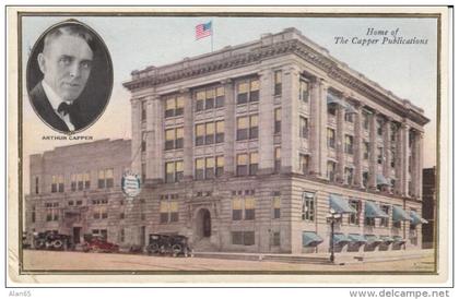 Topeka Kansas, Capper Publications, Newspaper(?), Arthur Capper Publisher, c1900s/10s Vintage Postcard