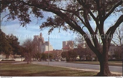 72306904 Houston_Texas Skyline Houston Sam Houston Park