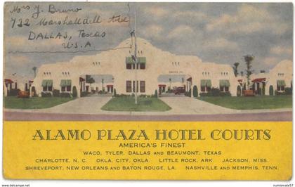 CPA ALAMO PLAZA HOTEL COURTS - ( WACO - TYLER - DALLAS - BEAUMONT )