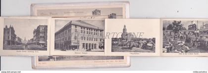 LEPORELLO POSTCARD - Waco, Texas, Suspension Bridge 1900 12 Images