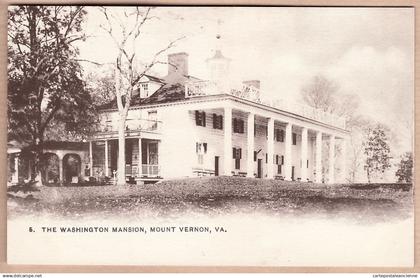 01677 / MOUNT VERNON VA-Virginia WASHINGTON MANSION 1890s FOSTER- REYNOLDS N° 5 Authorized act congress May 19, 1898