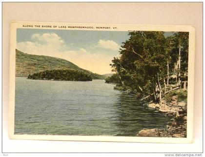 CPA USA VERMONT - Along the shore of lake memphremagog, Newport VT