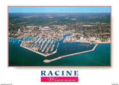 73707946 Racine Wisconsin Racines Reefpoint Marina Aerial view