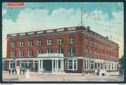 WI Wisconsin Hotel Marinette Marinette Wis.