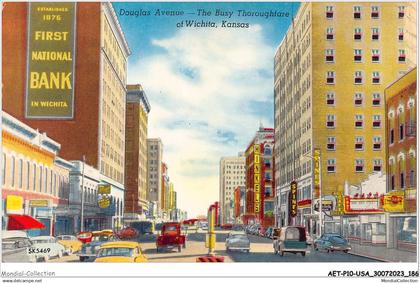 AETP10-USA-0782 - WICHITA - KANSAS - douglas avenue - the busy thoroughfare