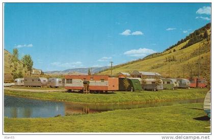 Jackson Hole WY Wyoming, National Trailer Park & Sales, Camping, c1950s Vintage Postcard