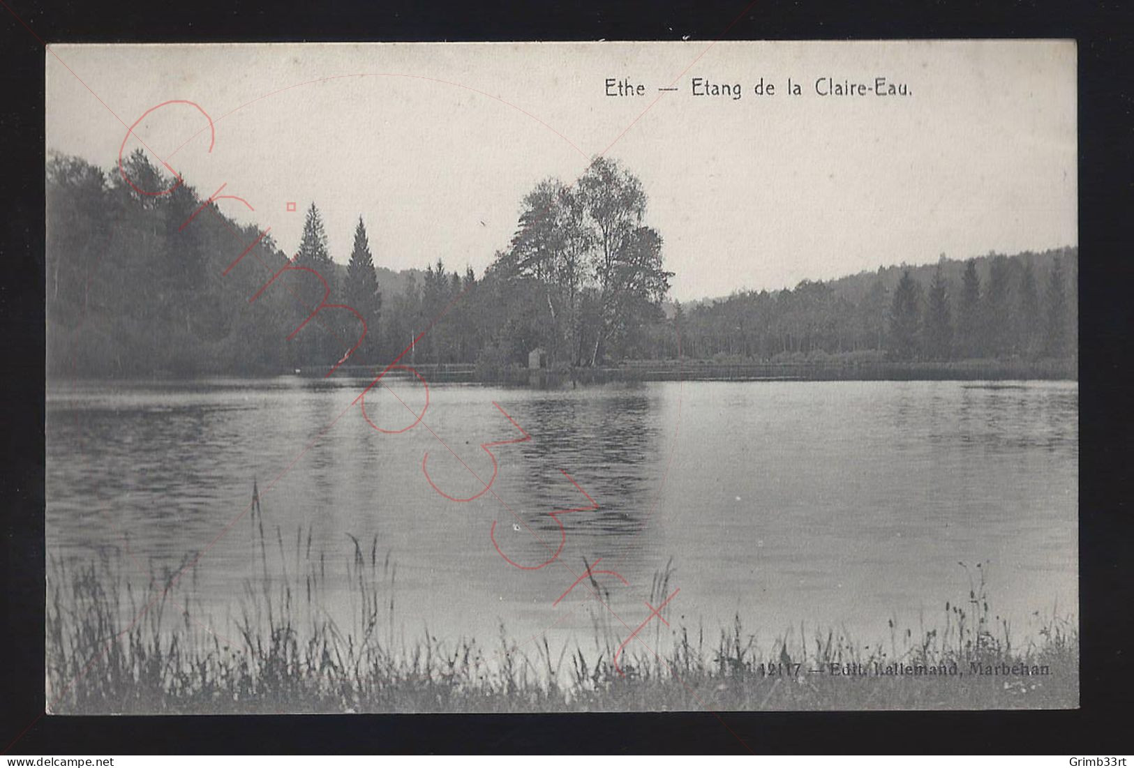 Ethe - Etang de la Claire-Eau - postkaart