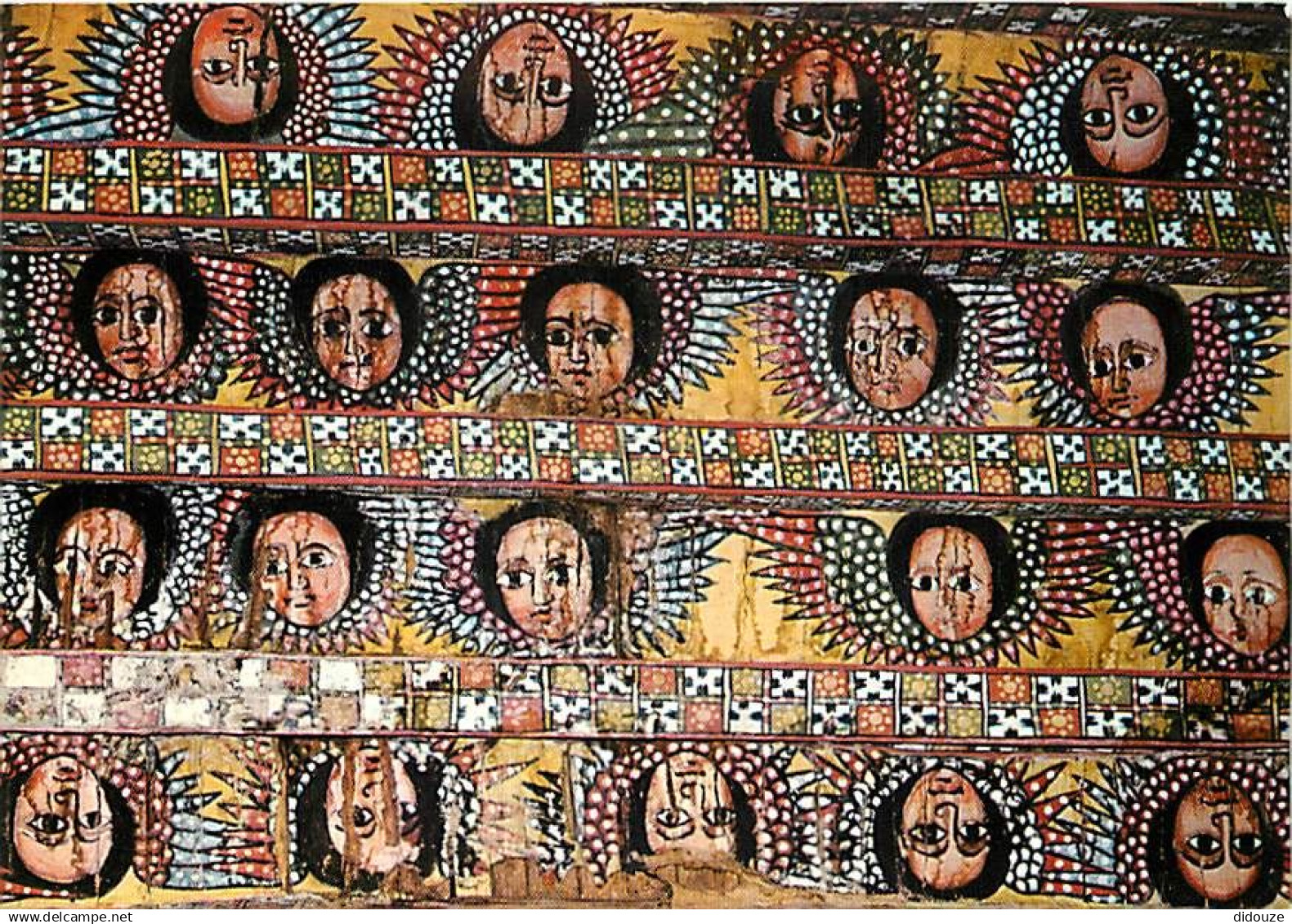 Ethiopie - Gondar - Ancient religious paintings in Debra Berhan Selassie Church - CPM - Voir Scans Recto-Verso