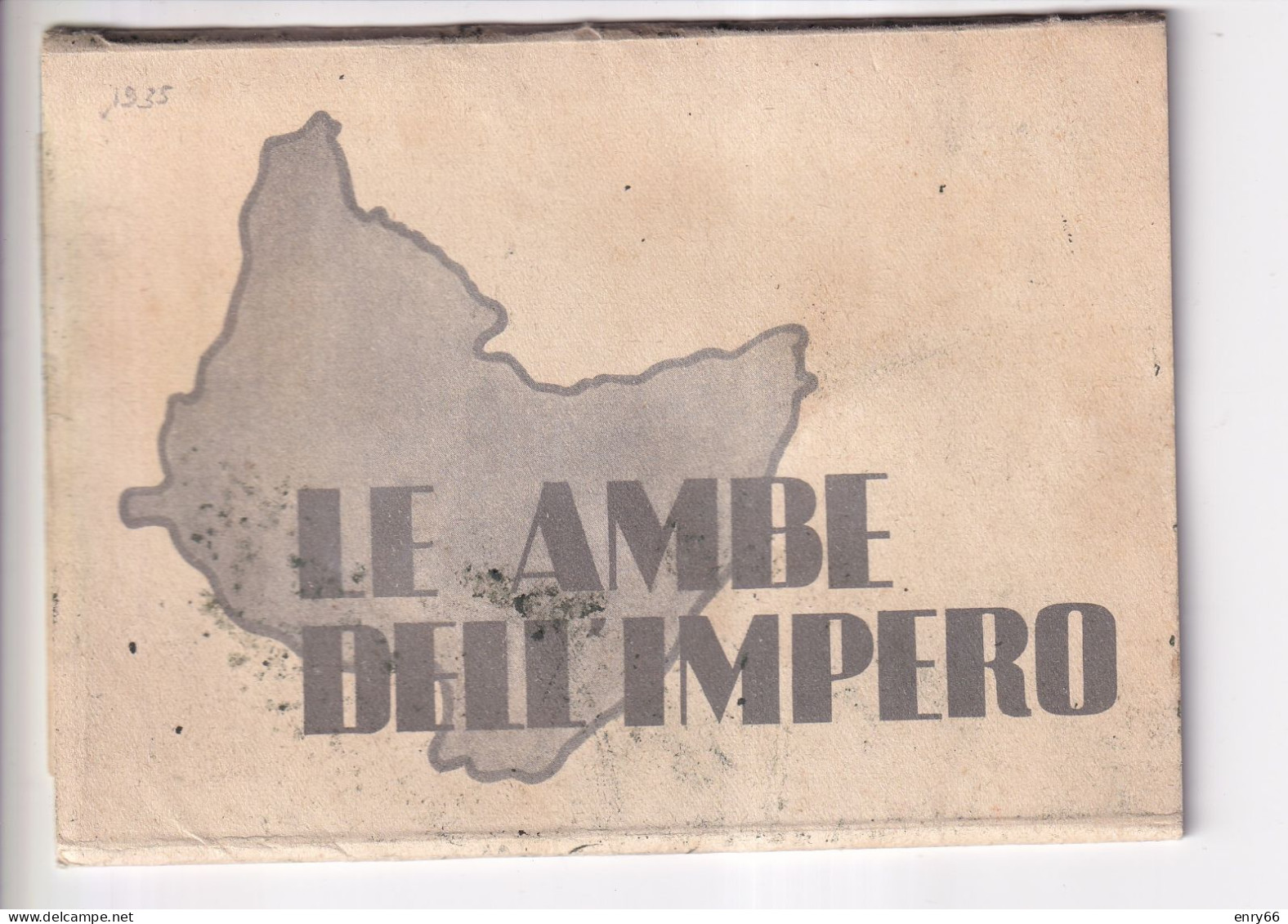 ETIOPIA LE AMBRE DELL'IMPERO SERIE DI 6 CARTOLINE ILLUSTRATORE DANDOLO BELLINI