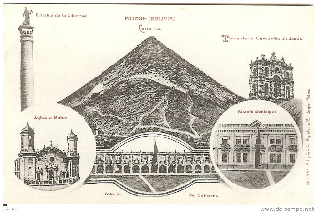 Etr - Bolivie - POTOSI - Multivues