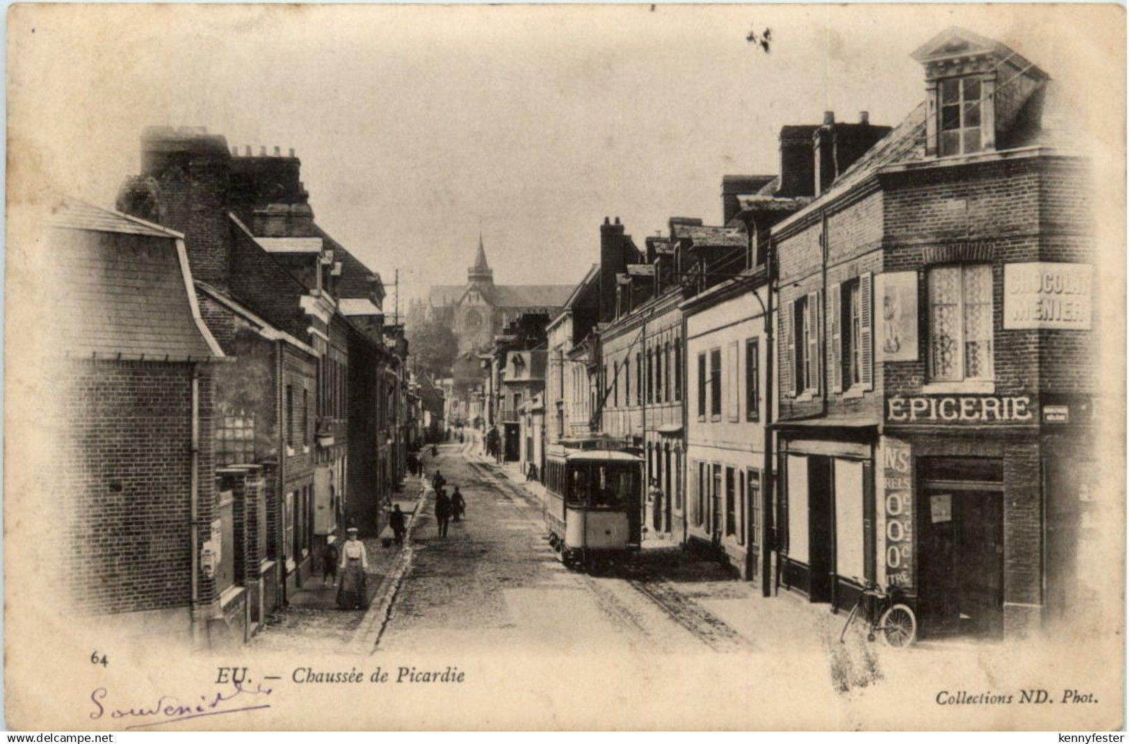 Eu - Chaussee de Picardie - Tramway